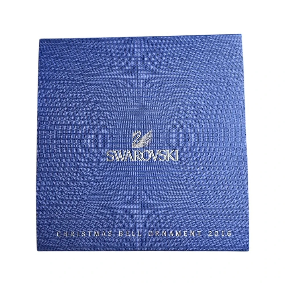 2016 Swarovski Crystal Annual Christmas Bell Limited Ornament 5221235 New In Box